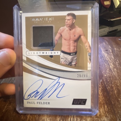 2021 ufc immaculate card - ufc,
