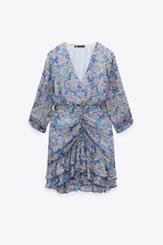 Zara Wrap Ruffled Chiffon