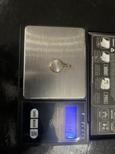 Very rare antique 1908 solid 9ct gold locket / double pendant