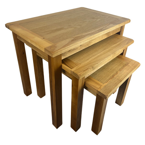 Baysdale rustic oak nest - oak, 3