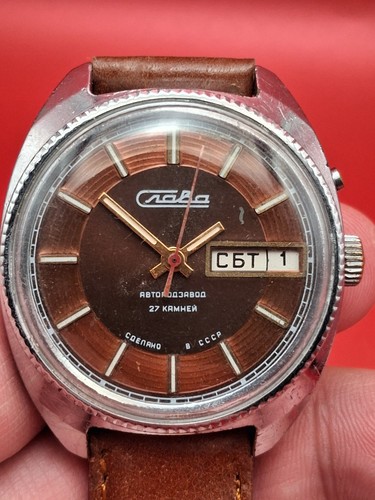 Vintage mechanical watch slava - mechanical,