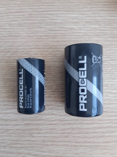 Duracell procell batteries - duracell, d