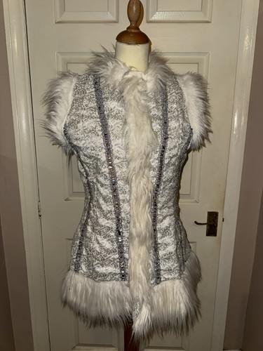 White fur tunic - fur, pantomime
