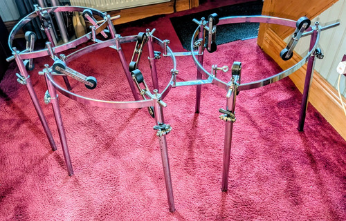 Vintage conga drum stands 3 - drum,