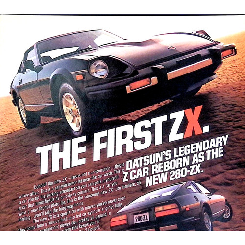 1978 datsun classic car print - classic,