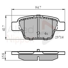 Brake Pads Set For Alfa Romeo