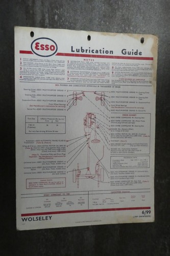 Wolseley lubrication - wolseley,