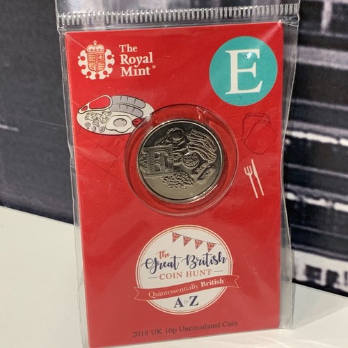 2018 10p alphabet coin - 10p, letter