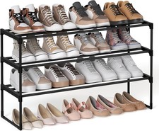 SONGMICS 3-Tier Shoe Rack