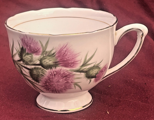 Vintage colclough thistle tea - colclough,