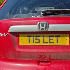 Cherished Number Plate T15LET