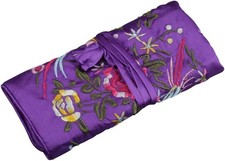 Oriental Silk Jewellery Roll