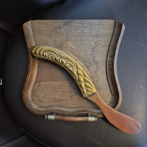 Vintage wooden crumb - wooden, tray