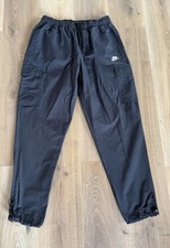 Nike Mens Tracksuit Bottoms Size Large Black Cargo Tactical Pants SST  trousers