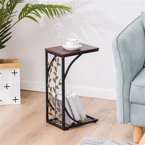 Compact sofa side end table - compact,