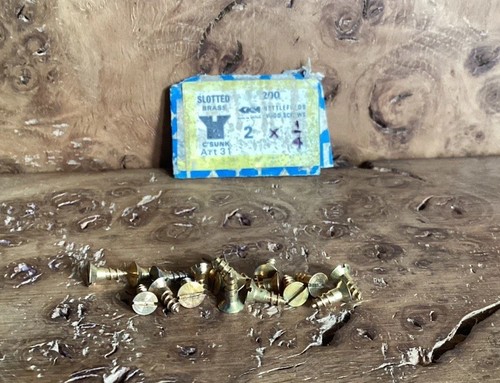 2 small brass - 1/4”,