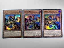 3 x Jurrac Megalo BLMM-EN016 1st Edition Ultra Rare YuGiOh Playset NM