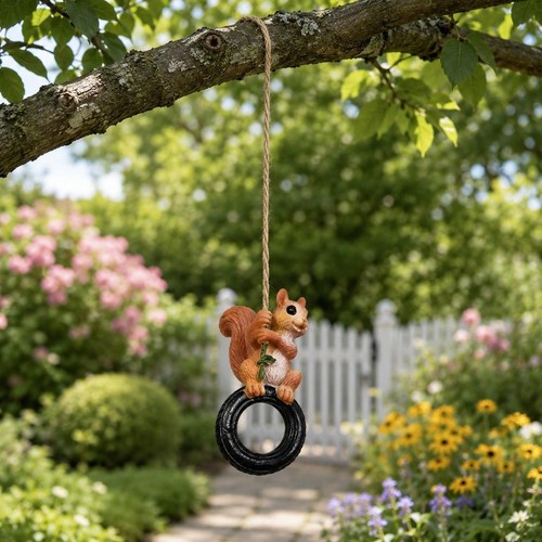 Outdoor resin squirrel - outdoor,