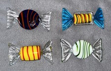 Boxed 4 X Vintage Murano Style