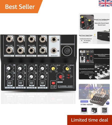 Portable channel mixer for - portable, 8-channel
