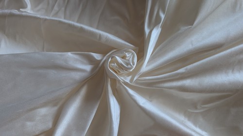 Ivory real silk - ivory, dupion