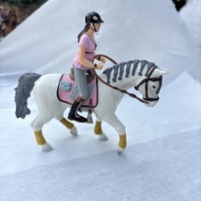 PAPO BRAIDED MANE HORSE 2012 - 51525 with rider