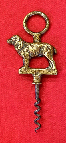 Antique 1920 brass - antique, spaniel