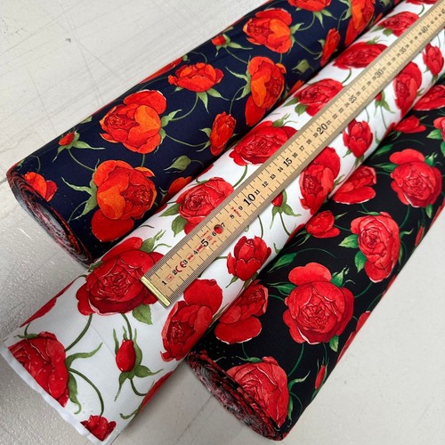 100 cotton poplin fabric rose - poplin,