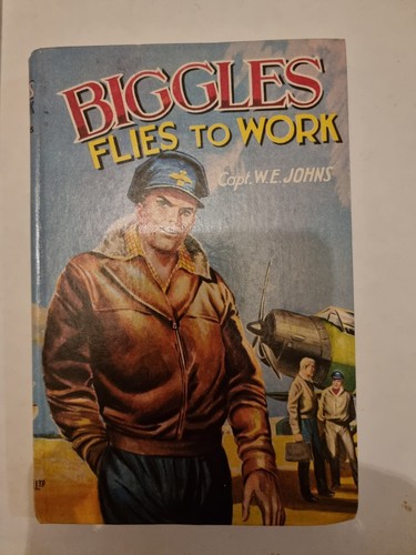 Biggles flies work by - to,