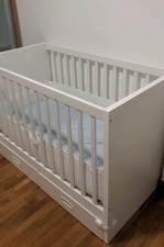 REDUCED  IKEA STUVA COTBED IN EXCELLENT CONDITION NO MATTRESS