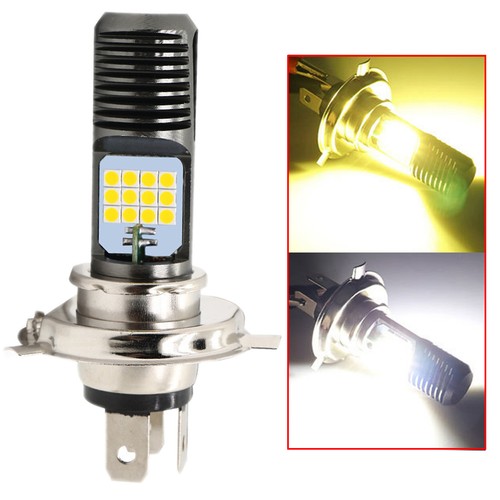 White amber led headlight bulb - white,