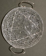 Vintage Cut Glass 3-Section