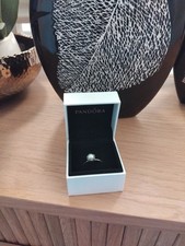 PANDORA Genuine Cultured Elegance Ring White Freshwater Pearl N 1/2 S925 ALE