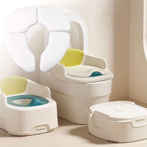 Foldable potty toilet seat - foldable,