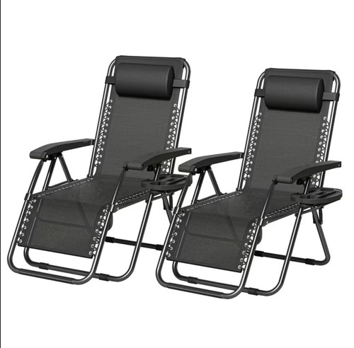 2pcs zero gravity chairs - gravity,