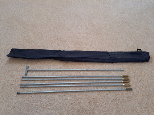 Vintage avalanche snow probe - snow,