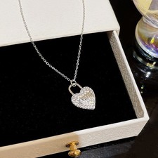 Elegant Women's Necklace 520 Love Silver Pendant Chic Neck Chain Design