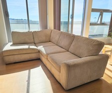 L Shape Corner Sofa - Cream