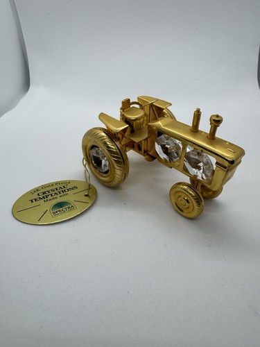 Tractor gold plated - gold, with