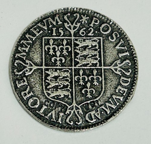 Elizabeth sixpence 1562 - sixpence,