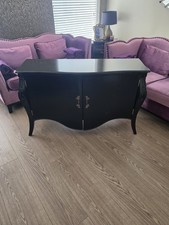 Black Laqered Mahogany Louis