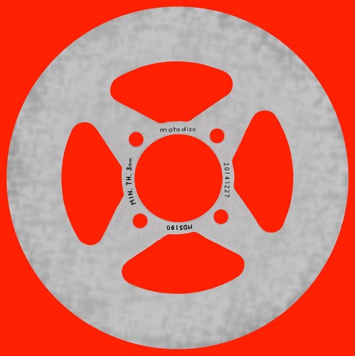 Rear brake disc fit - disc, to