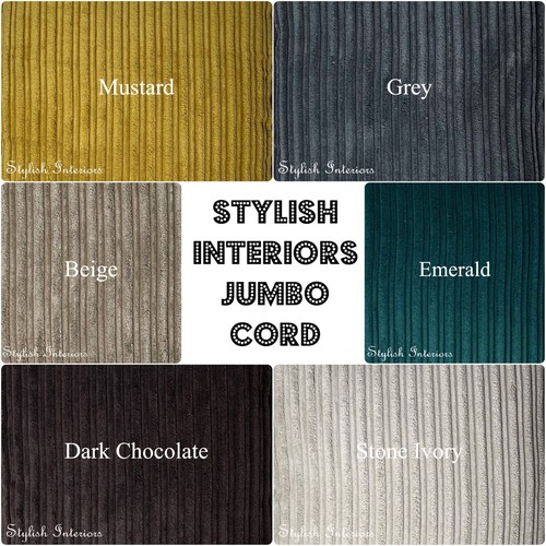 Soft jumbo cord cube beanbag - jumbo,