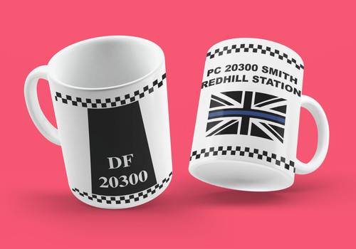 Policeman mug policewoman - policeman,