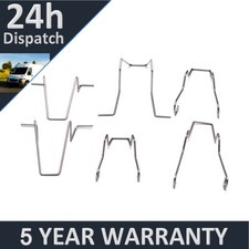 Set of 6 Headlamp Headlight Dip Dipped Beam Bulb Retaining Spring Clip