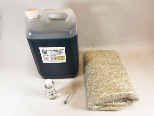 Fibreglass repair kit resin - repair,