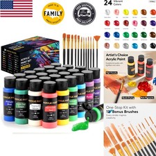 Acrylic Paint Set, 24 Colors