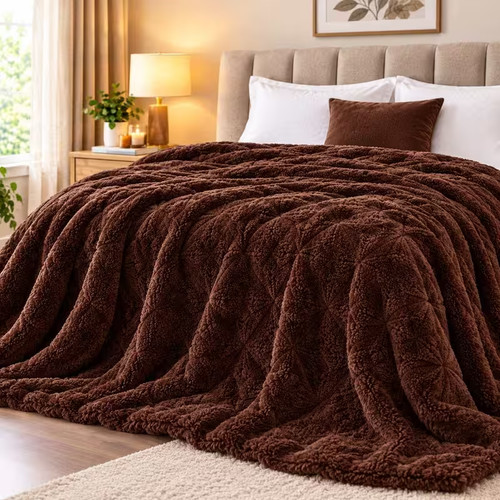 Super soft mink fleece - mink,