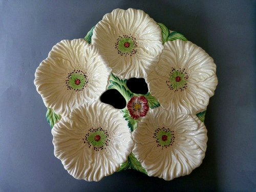 Carlton ware poppy snack dish - carlton,