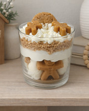Gingerbread Cream Candle •